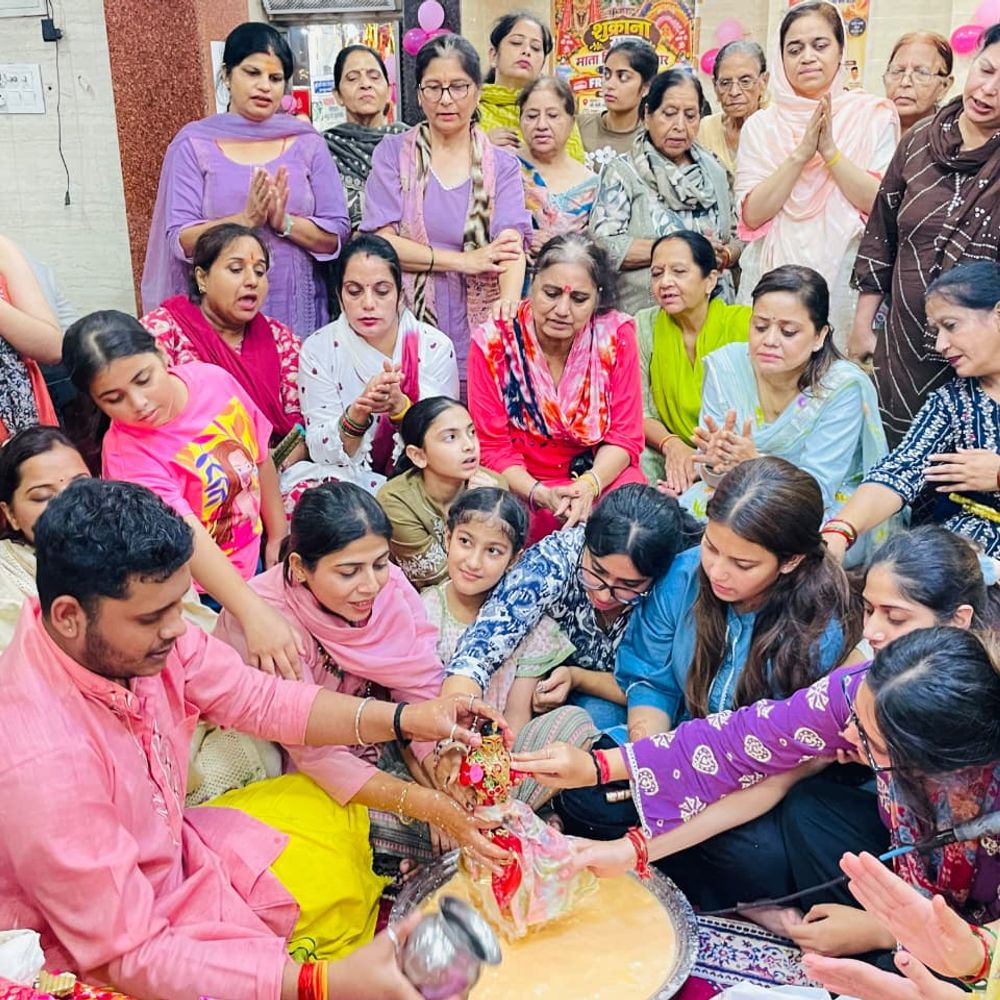 श्री कष्ट निवारण बालाजी मंदिर में भक्तों ने मनाई श्री राधा अष्टमी