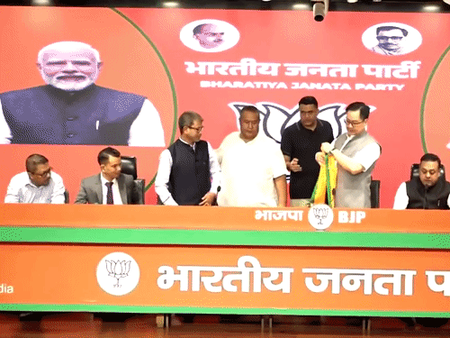 मेघालय के UDP के 8 विधायक भाजपा में शामिल:BJP विधायक 2 से 10 हुए; राज्य में दूसरी सबसे बड़ी पार्टी बनी
