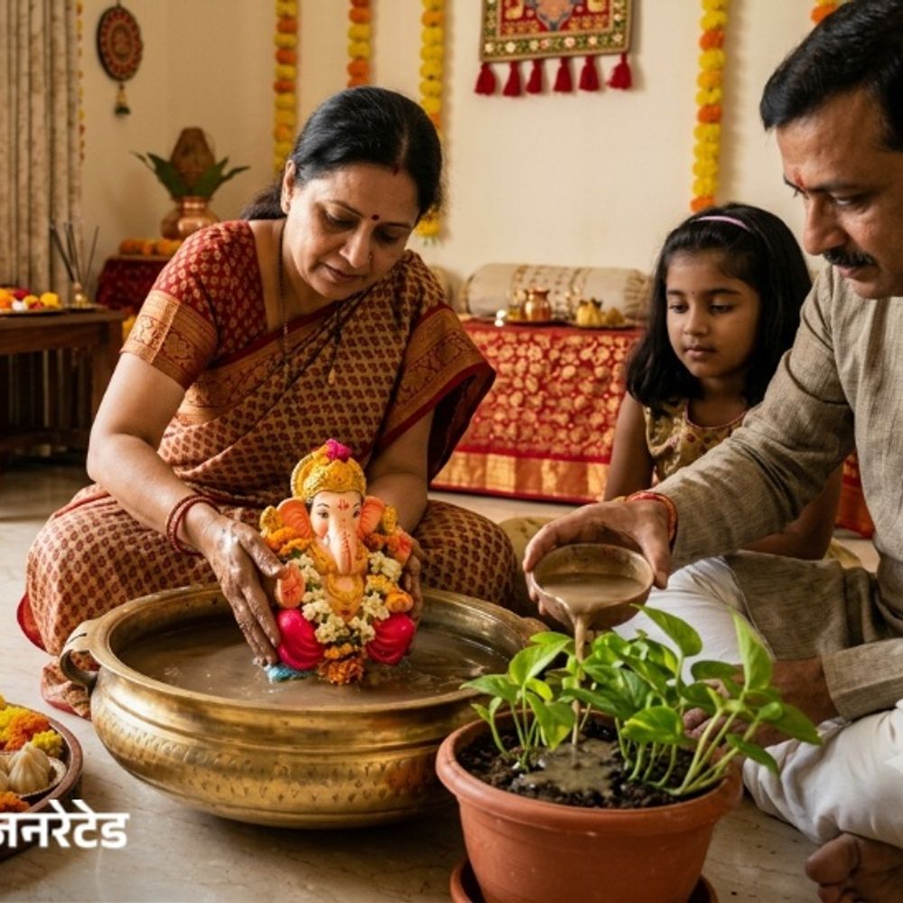 गणेश उत्सव का अंतिम दिन अनंत चतुर्दशी कल:पंचामृत से करें भगवान गणेश की पूजा, घर पर ही कर सकते हैं गणेश जी की मिट्टी की प्रतिमा का विसर्जन