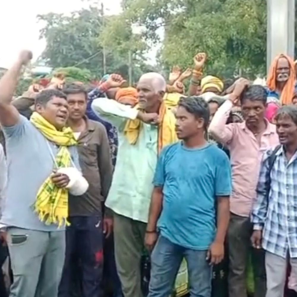 बाणसागर विस्थापितों को बेदखली और केस दर्ज करने की धमकी:8 महीने से पुनर्वास के लिए भटक रहे, फिर से कलेक्टर कार्यालय पहुंचे