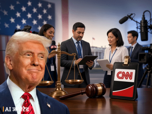 कोर्ट ने ट्रम्प का फैसला 6 दिन बाद ही पलटा:CNN समेत 3 मीडिया हाउस की व्हाइट हाउस में एंट्री पर बैन हटाया