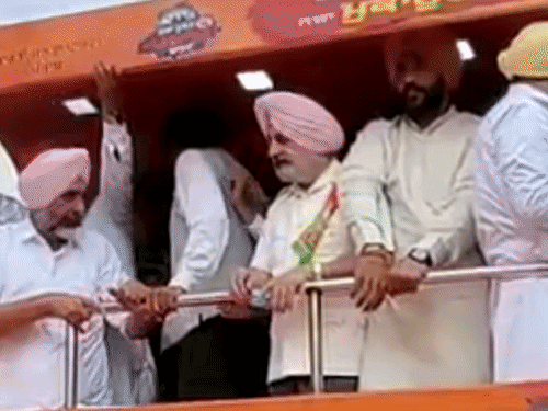 फरीदकोट पहुंची BJP की नशा मुक्त पंजाब यात्रा:मनप्रीत बादल बोले-हमने तैयार कर ली ठोस रणनीति, आप सरकार पर साधा निशाना