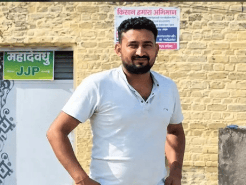 कार- बाइक की टक्कर में पशु व्यापारी की मौत:तीन बच्चों के पिता; जींद में करसिंधु- खरकबूरा रोड पर हुआ हादसा