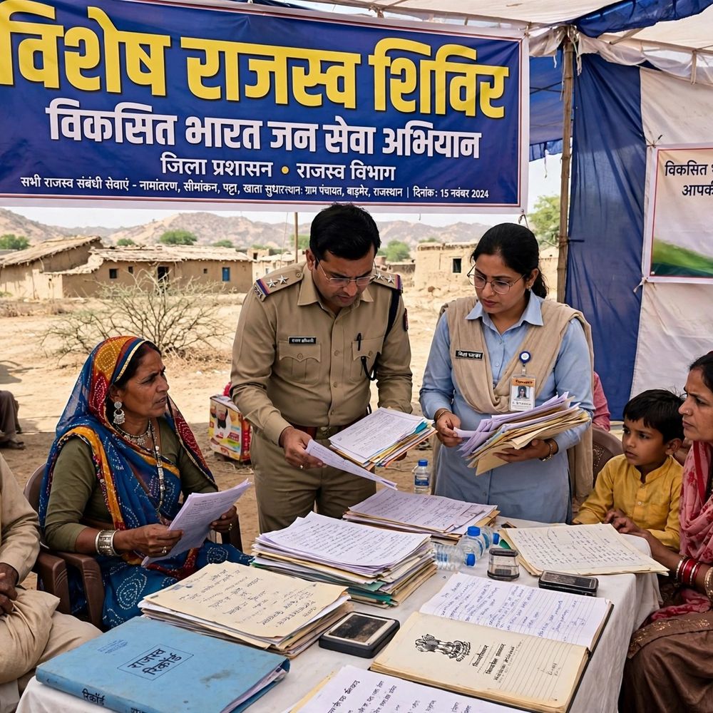 26 से 28 सितंबर तक लगेंगे विशेष राजस्व शिविर:बूंदी में आमजन की राजस्व संबंधी समस्याओं का मौके पर होगा समाधान