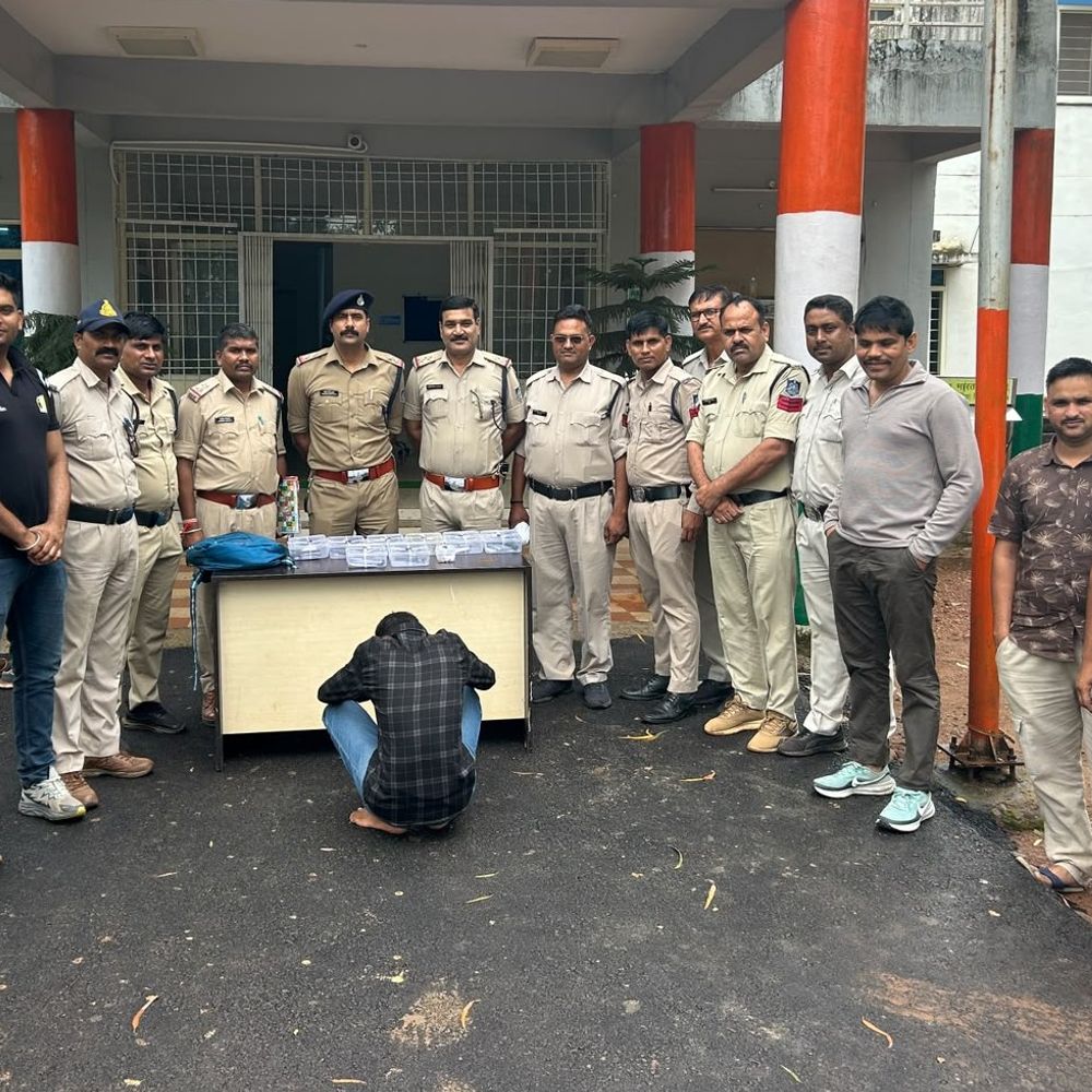 8 पिस्टल और 10 जिंदा कारतूस के साथ आरोपी गिरफ्तार:सेंधवा से दतिया ले जा रहा था हथियारों की खेप, नींद आने पर श्योपुर पहुंचा, वापसी में पकड़ा