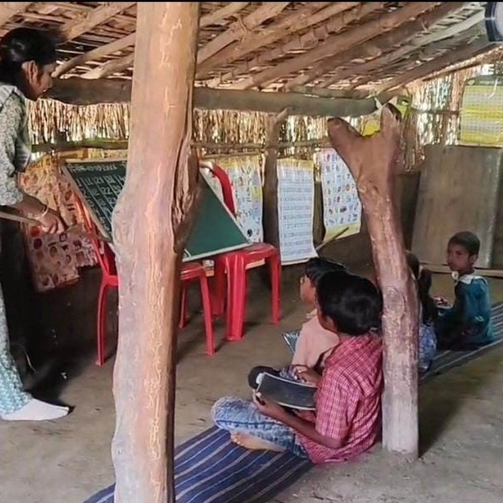 बड़वानी में जर्जर भवन-झोपड़ी में चल रहे स्कूल:बारिश में होती है परेशानी; कलेक्टर बोलीं- बिना भवन चल रहे 17 स्कूल