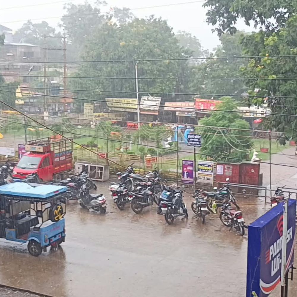 बालाघाट के बिरसा में 24 घंटे में 4 इंच वर्षा:बीते साल से 3 इंच कम हुई बारिश, भीमगढ़ बांध के गेट खुले