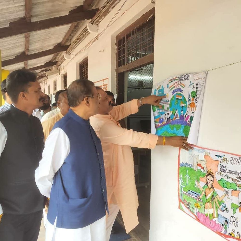 सेवा संकल्प अभियान में मंडला तीसरे स्थान पर:1307 स्कूलों के 17 हजार विद्यार्थियों ने लिया हिस्सा; मंत्री और सांसद हुए शामिल