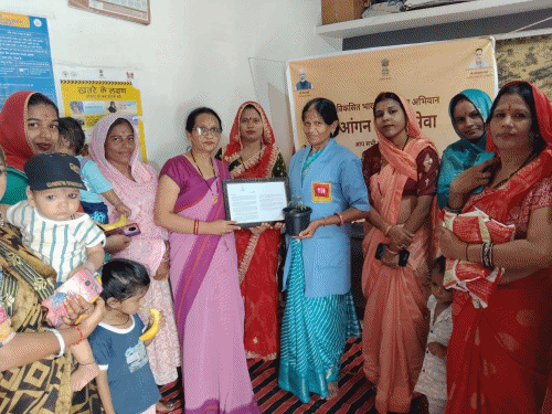 'आंगन मिलन सेवा' कार्यक्रम में 80 हजार लोग शामिल:'विकसित भारत-जन सेवा अभियान' में 1071 केंद्रों पर गूंजा पोषण का संदेश