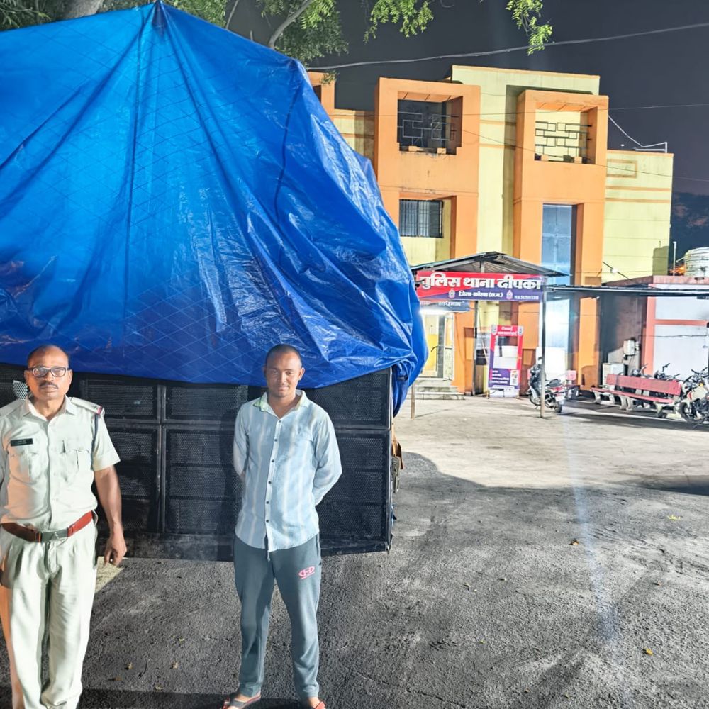 गणेश-उत्सव में तेज आवाज वाले DJ पर पुलिस की कार्रवाई:कोरबा में 14 डीजे वाहन, 84 बॉक्स जब्त,18 लोगों पर कोलाहल अधिनियम के तहत केस