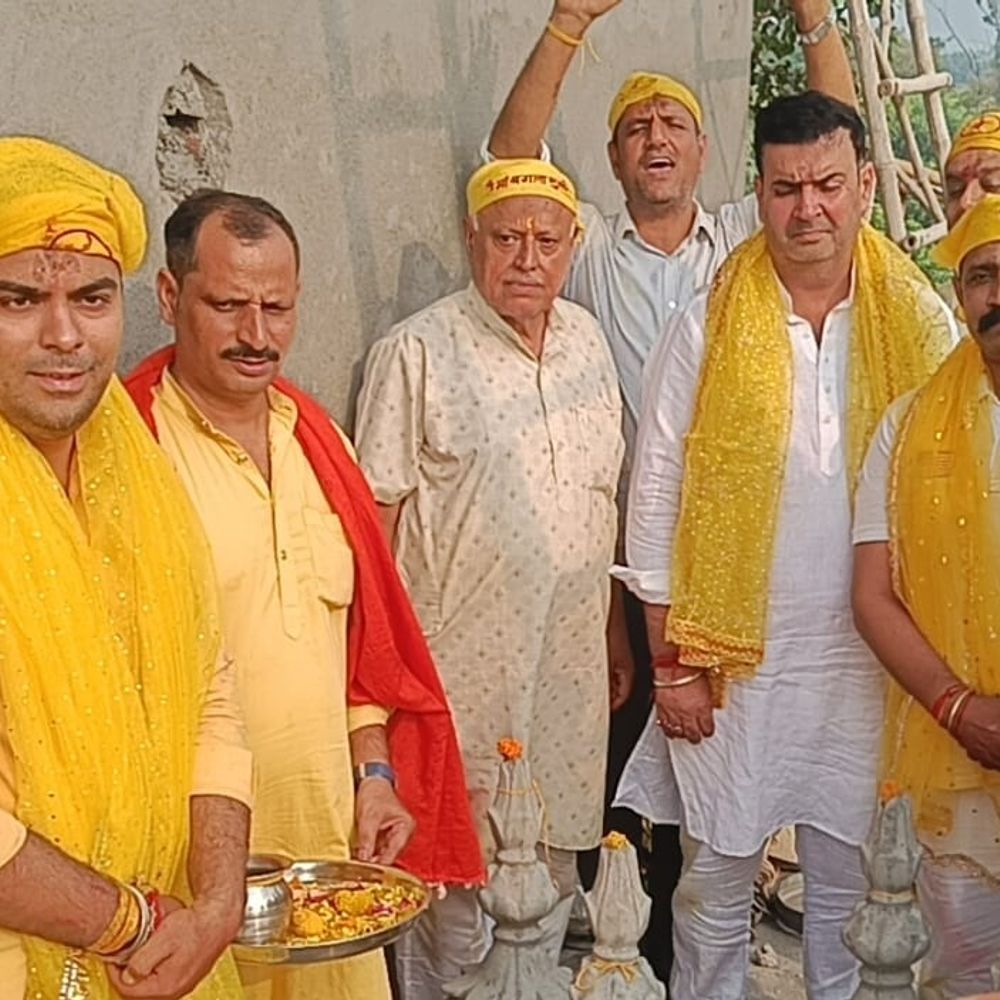 श्री राजराजेश्वरी कामाख्या देवी मंदिर और मां बगलामुखी धाम में श्री शनिदेव महाराज का आह्वान