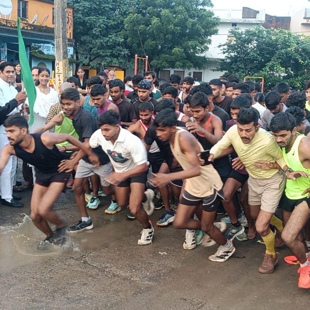 मैहर मैराथन में 150 से ज्यादा खिलाड़ी हुए शामिल:अंतर्राष्ट्रीय बेटी दिवस पर दौड़, 6 साल की अनुकृति ने पूरी की 1600 मीटर दौड़