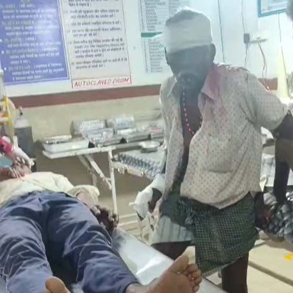 अवैध खनन को लेकर विवाद, 6 लोगों को गंभीर चोटें:स्थानीय बोले-अवैध रेत उत्खनन हुआ, पुलिस बोली-पत्थर ले जाने की जानकारी मिली