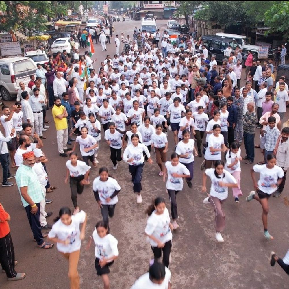 सतना में बेटी दिवस पर दौड़ी ‘जय हिंद’ मैराथन:बच्चियों-युवाओं ने भरी रफ्तार, विजेताओं को 5 हजार तक इनाम