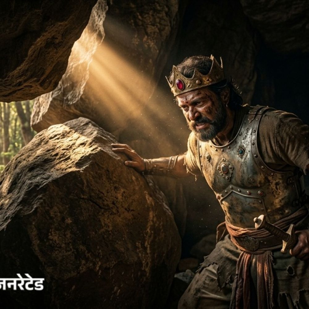 गुफा में बंद राजा, मां की सीख से बची जान:कहानी- 9 बातें ध्यान रखें, बड़ी हार के बाद भी जीवन बदल सकता है