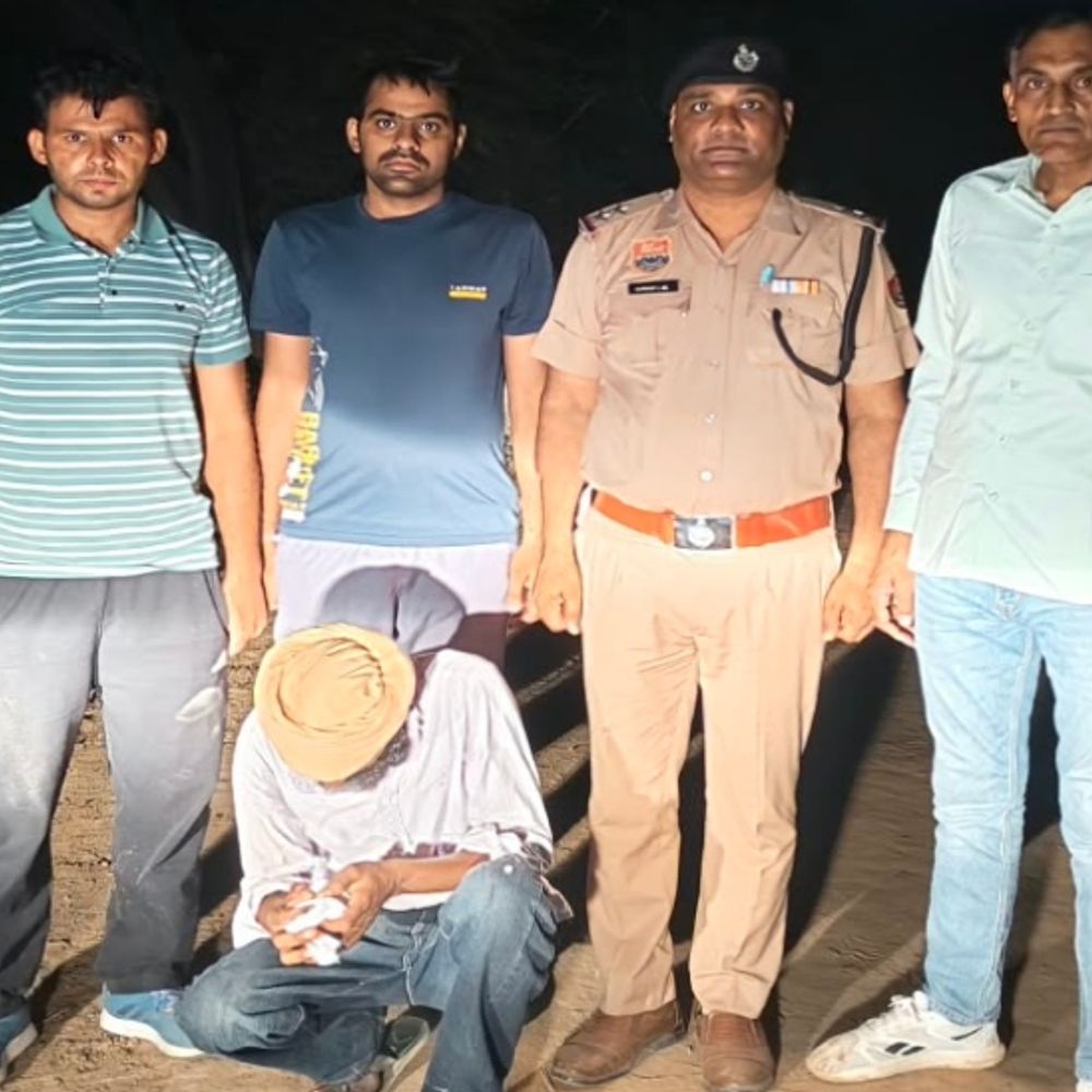 सिरसा में लाखों की हेरोइन के साथ युवक गिरफ्तार:CIA टीम को देखकर भागने लगा, पीछा कर पकड़ा
