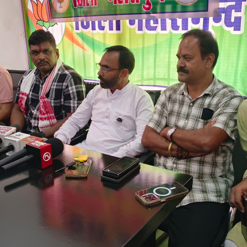 BJP का कांग्रेस पर संवैधानिक-संस्थाओं को बदनाम करने का आरोप:कहा- चुनाव आयोग के संयुक्त बयान से विपक्ष के दावे बेनकाब, राहुल गांधी संयम बरतें