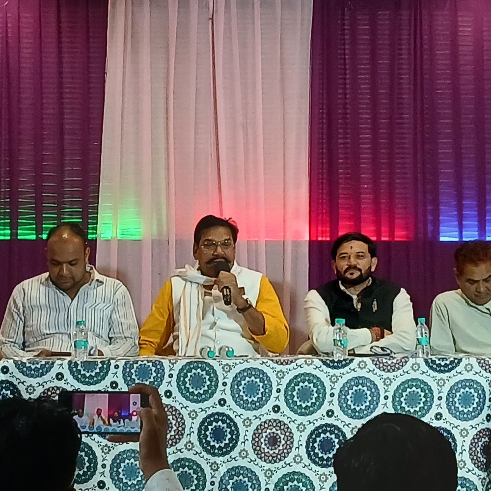 वोट चोरी मामला,BJP का कांग्रेस पर भ्रम फैलाने का आरोप:सागर में कहा- SIR पर कांग्रेस भ्रम फैला रही, राहुल गांधी माफी मांगें