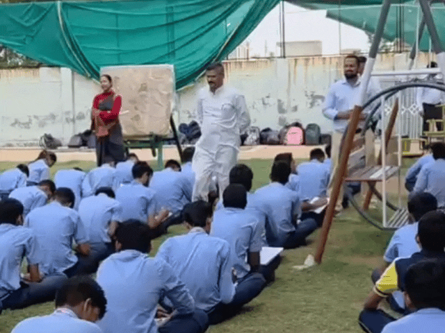 झुंझुनूं में 52 हजार स्टूडेंट्स ने दी सामान्य-ज्ञान प्रतियोगिता परीक्षा:भारतीय संस्कृति और राष्ट्र प्रथम का दिया संदेश; पंच परिवर्तन की जानकारी दी