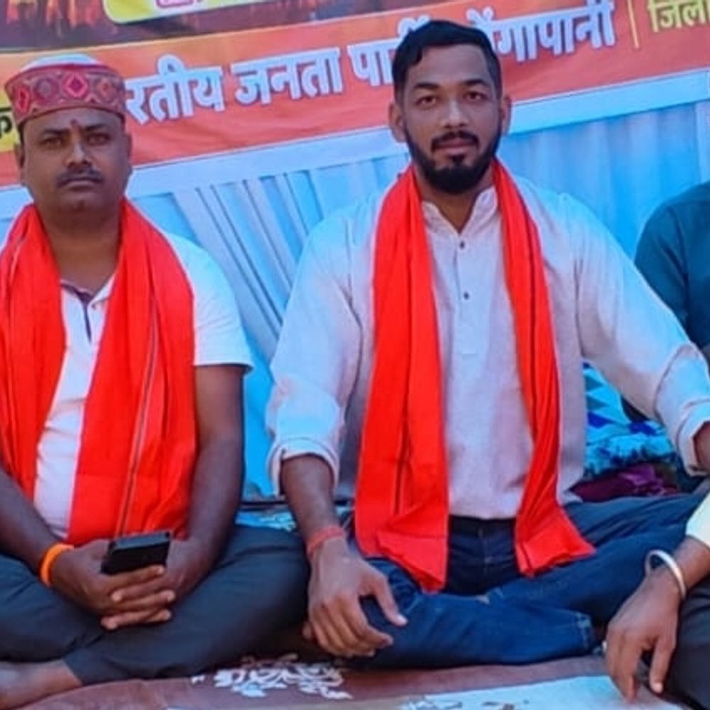 भाजपाइयों की भूख हड़ताल जारी विकास कार्यों की जांच की मांग