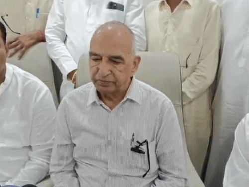 नूंह रैली ने इनेलो ने दिखाई ताकत संपत सिंह:करनाल पहुंचे पूर्व मंत्री संपत सिंह ने भाजपा-कांग्रेस पर साधा निशाना