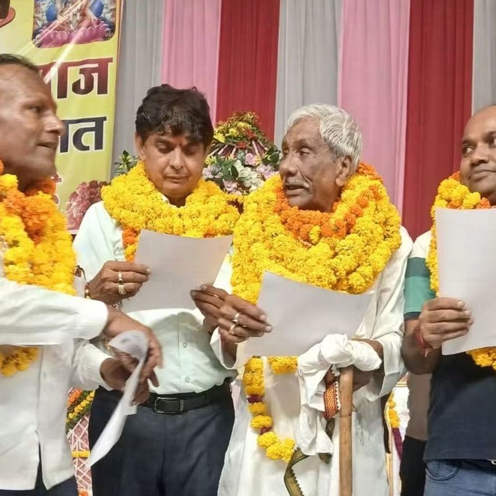 हरिलाल गुप्ता 1 वोट से बने अग्रवाल समाज के जिलाध्यक्ष:कैलादेवी में पहली बार हुए चुनाव में 115 वोट पाकर दर्ज की जीत