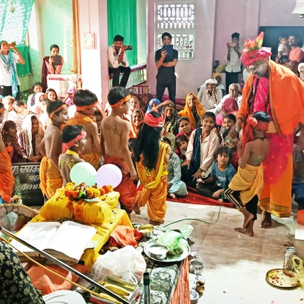 भागवत कथा में सुनाया श्री कृष्ण-सुदामा की मित्रता का मार्मिक प्रसंग, झांकी देख भावविभोर हुए श्रद्धालु