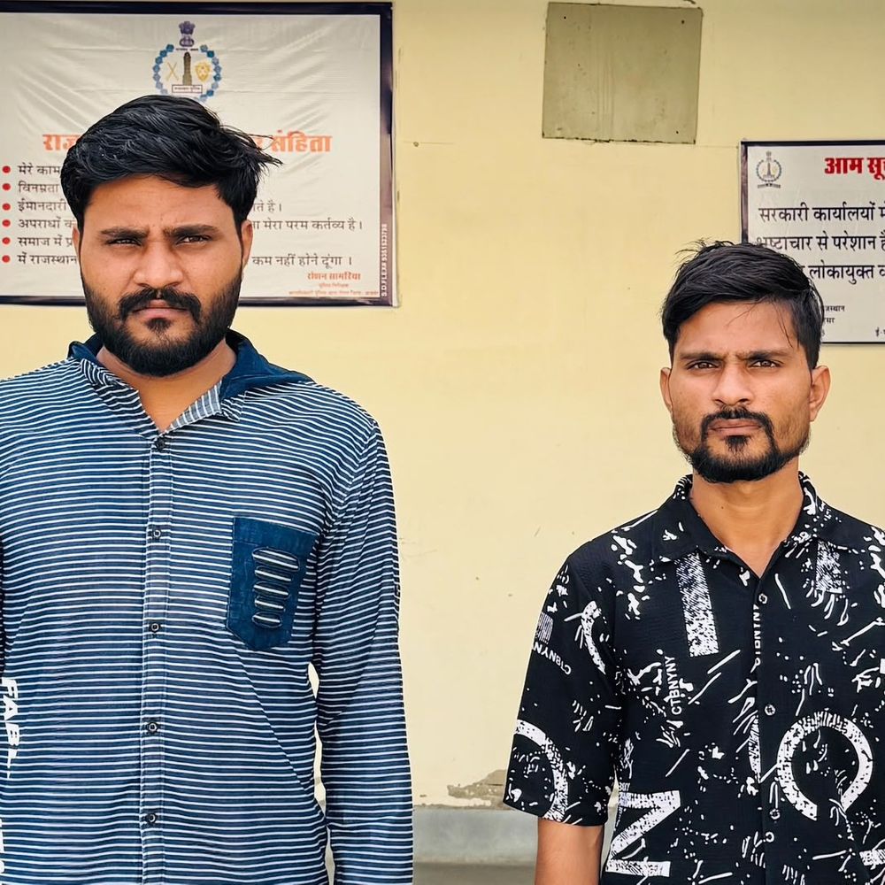 टैक्सी ड्राइवर मर्डर मामले में आरोपी 2 सगे भाई गिरफ्तार:गाजियाबाद से लाई पुलिस, कर्जा उतारने के लिए कार लूट की प्लानिंग की थी