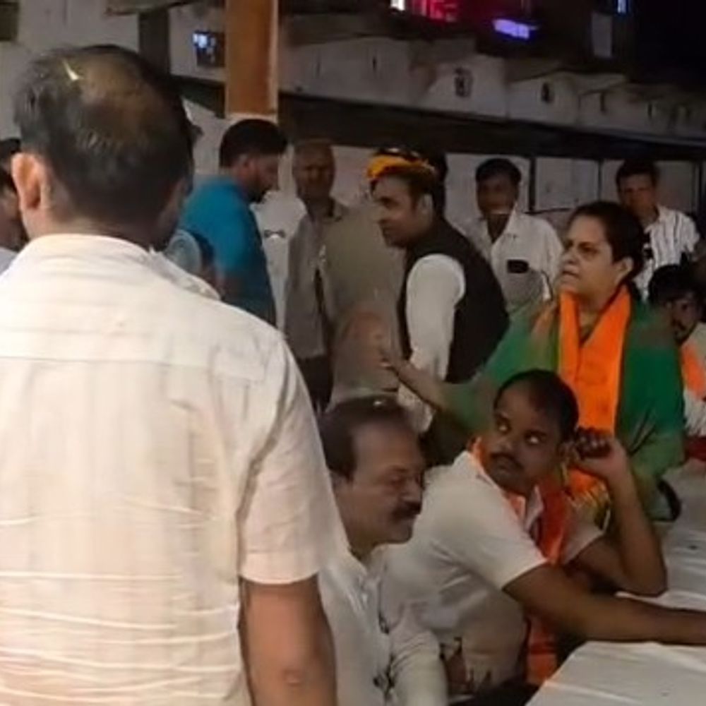 मंडल अध्यक्ष को नहीं मिली जगह, विधायक हुईं नाराज:चांचौड़ा में मंच पर विधायक और जिला उपाध्यक्ष के बीच बहस, गुना पहुंची थी सेवा संकल्प यात्रा