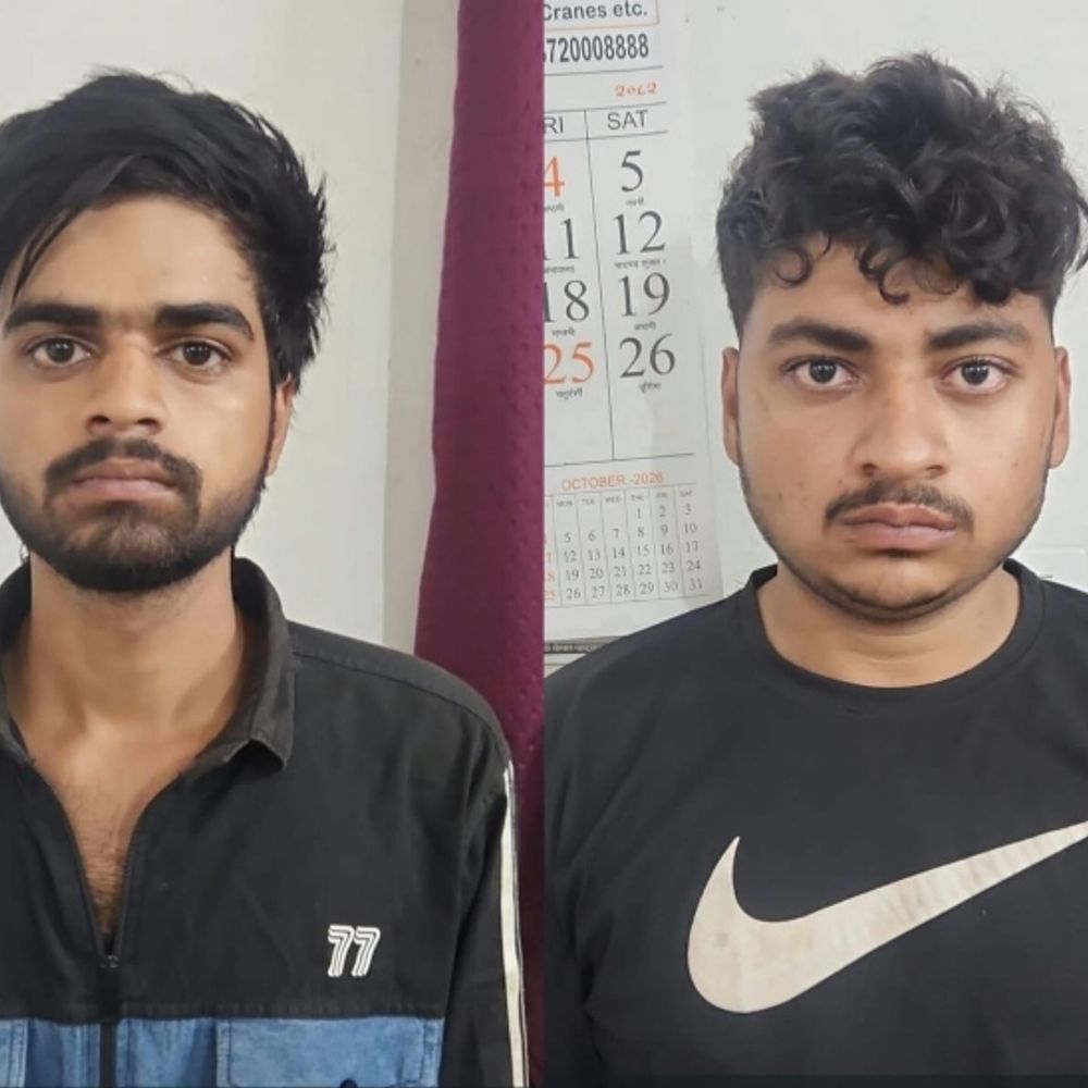 छोटू हत्याकांड: पिस्टल के साथ दबोचे दो इनामी आरोपी:12 जिलों के 100 से ज्यादा गांव में दे चुकी है दबिश, भिंड रोड पर घूमते मिले दोनों बदमाश