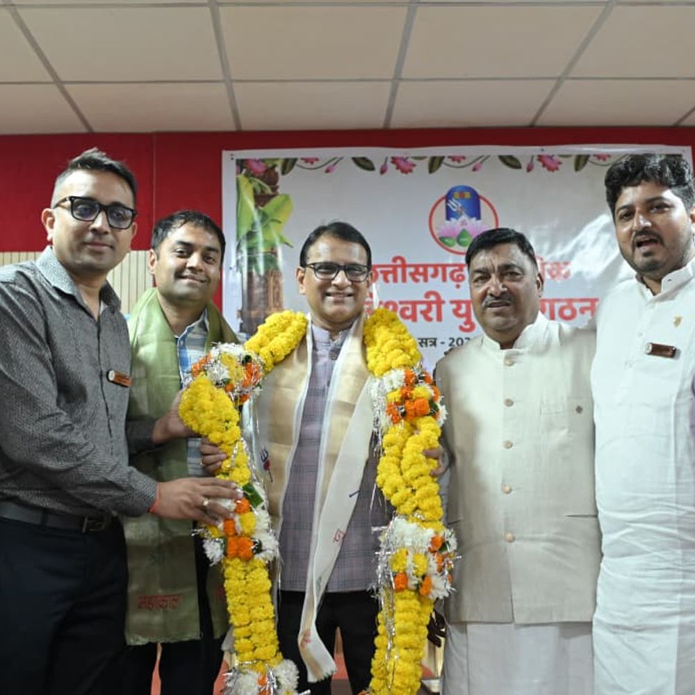 अखिल भारतीय माहेश्वरी सभा में अर्थ मंत्री चुने गए नारायण राठी का किया सम्मान