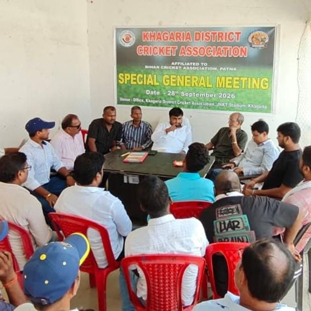 खगड़िया में 11 अक्टूबर से शुरू होगी जिला क्रिकेट लीग
