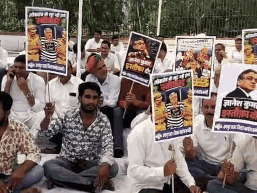 ‘वोट चोरी’ के मुद्दे पर आज कांग्रेस का विरोध मार्च:अंबेडकर सर्किल से रवाना होकर कलेक्ट्री के बाहर पुतला दहन करेंगे
