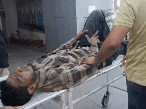 लूट का आरोपी फ्लाईओवर से कूदा, टांग टूटी:कुरुक्षेत्र अस्पताल में भर्ती, निशानदेही करवाने लेकर गई पुलिस, चकमा देकर भागना चाहा