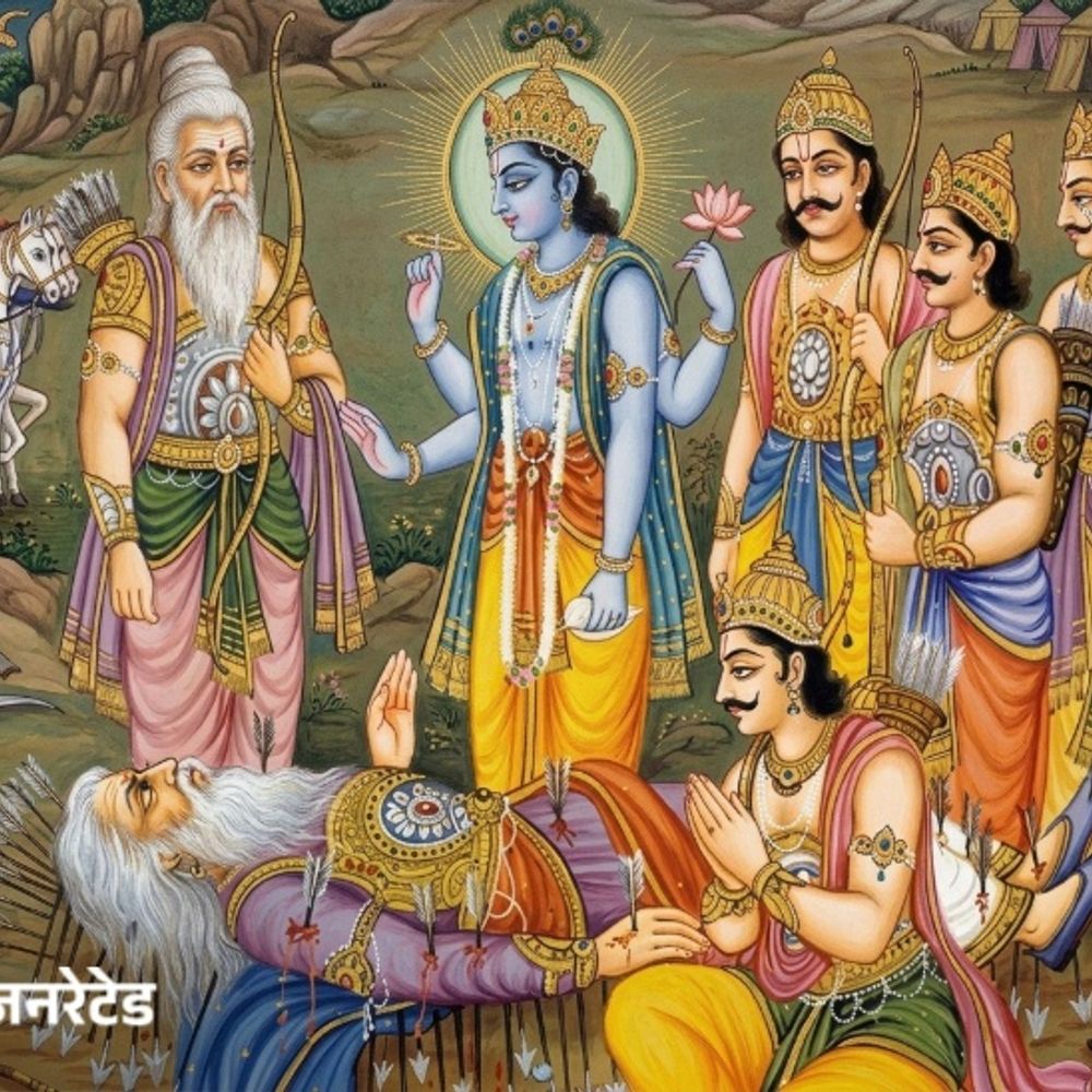 पितृ पक्ष 10 अक्टूबर तक:महाभारत में है श्राद्ध का जिक्र; भीष्म पितामह ने युधिष्ठिर को बताया श्राद्ध करने की परंपरा कैसे शुरू हुई