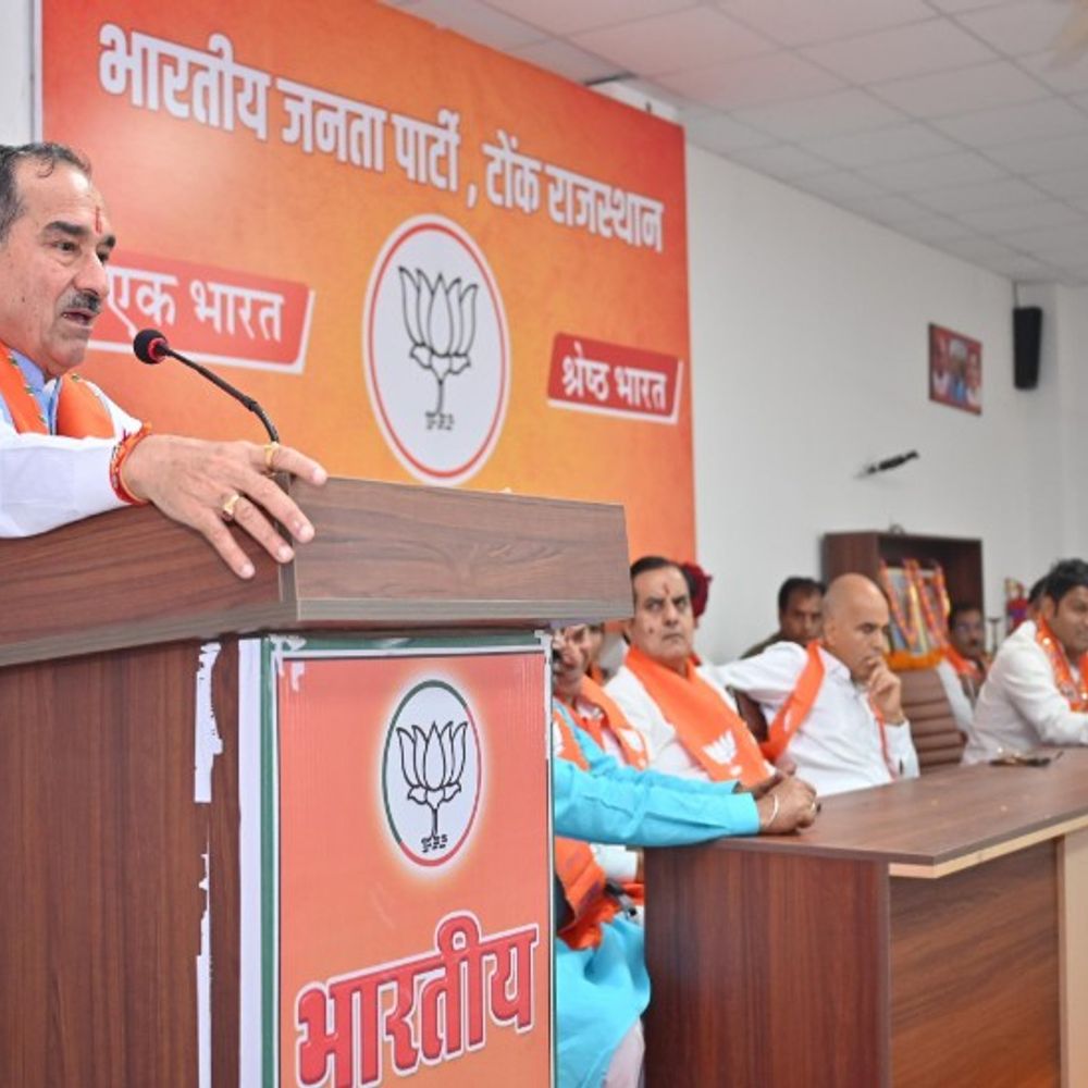 भाजपा प्रदेशाध्यक्ष बोले- कांग्रेस में झगड़े की जड़ डोटासरा:सचिन और गहलोत एक-दूसरे से अब आंख तक नहीं मिलाते