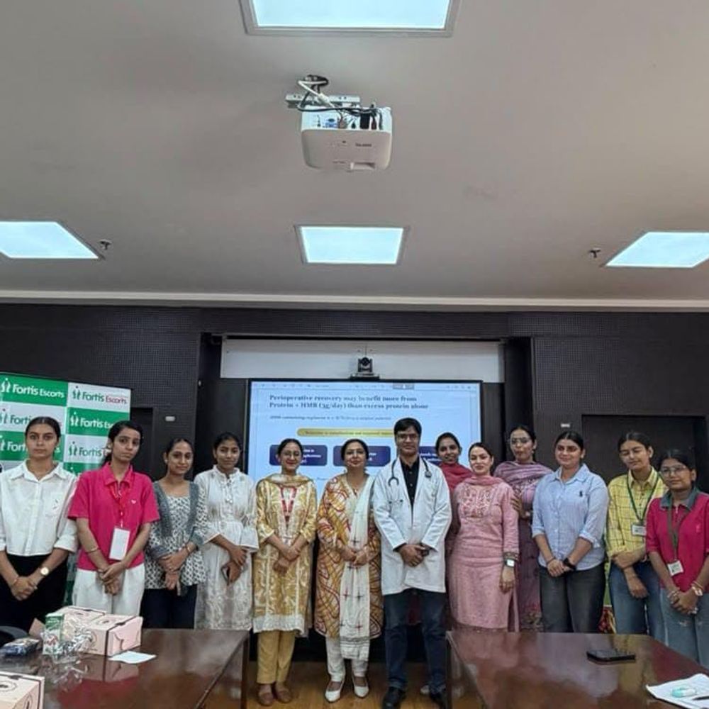 एजीसी के स्टूडेंट्स ने फोर्टिस हॉस्पिटल में हासिल किया क्लिनिकल अनुभव