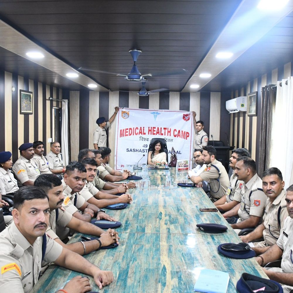 हृदय स्वास्थ्य के प्रति जागरूकता कार्यक्रम:विश्व हृदय दिवस पर एसएसबी जवानों को बताए स्वस्थ हृदय के उपाय