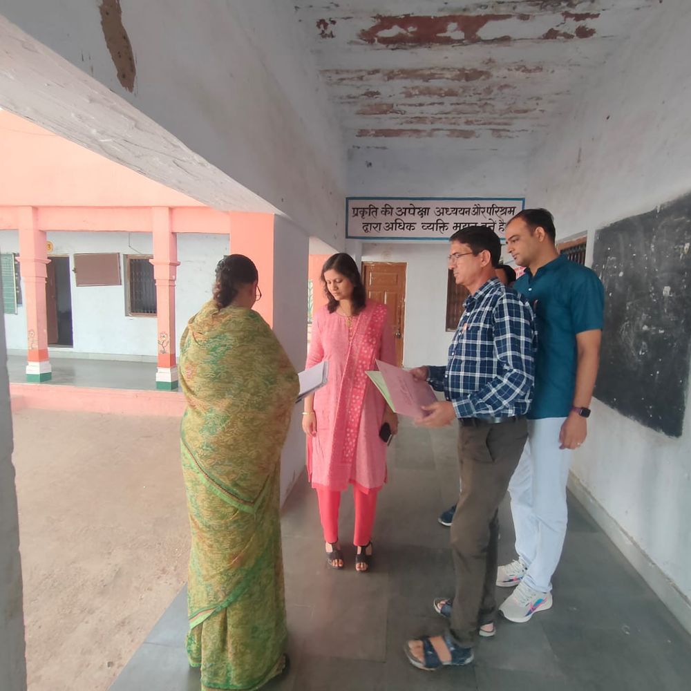 ADM ने सोमासी स्कूल में भोजन की गुणवत्ता जांची:बच्चों को पौष्टिक भोजन कराने के निर्देश, अन्य व्यवस्थाओं का भी जायजा लिया