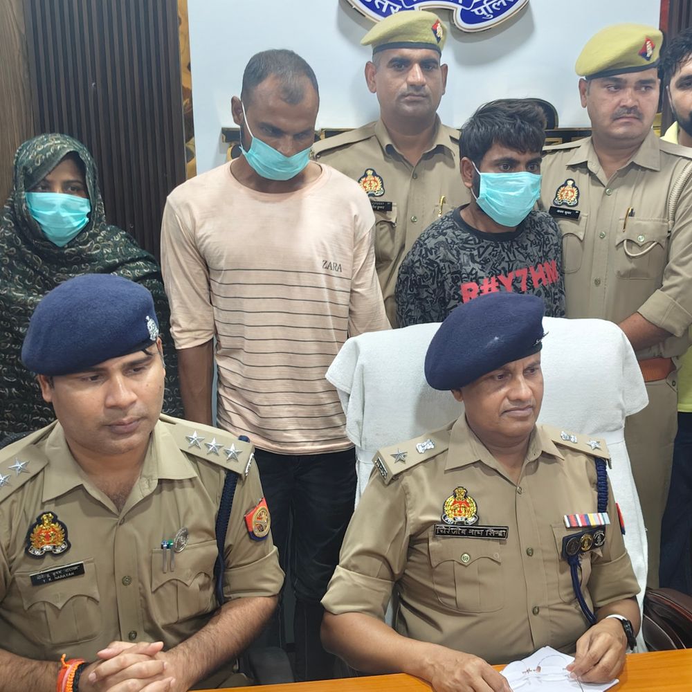 रिटायर फौजी और पहली पत्नी की हत्या का खुलासा:दूसरी पत्नी ने प्रेमी के साथ मिलकर कराई वारदात, तीन गिरफ्तार; प्रेमी और दो अन्य की तलाश जारी