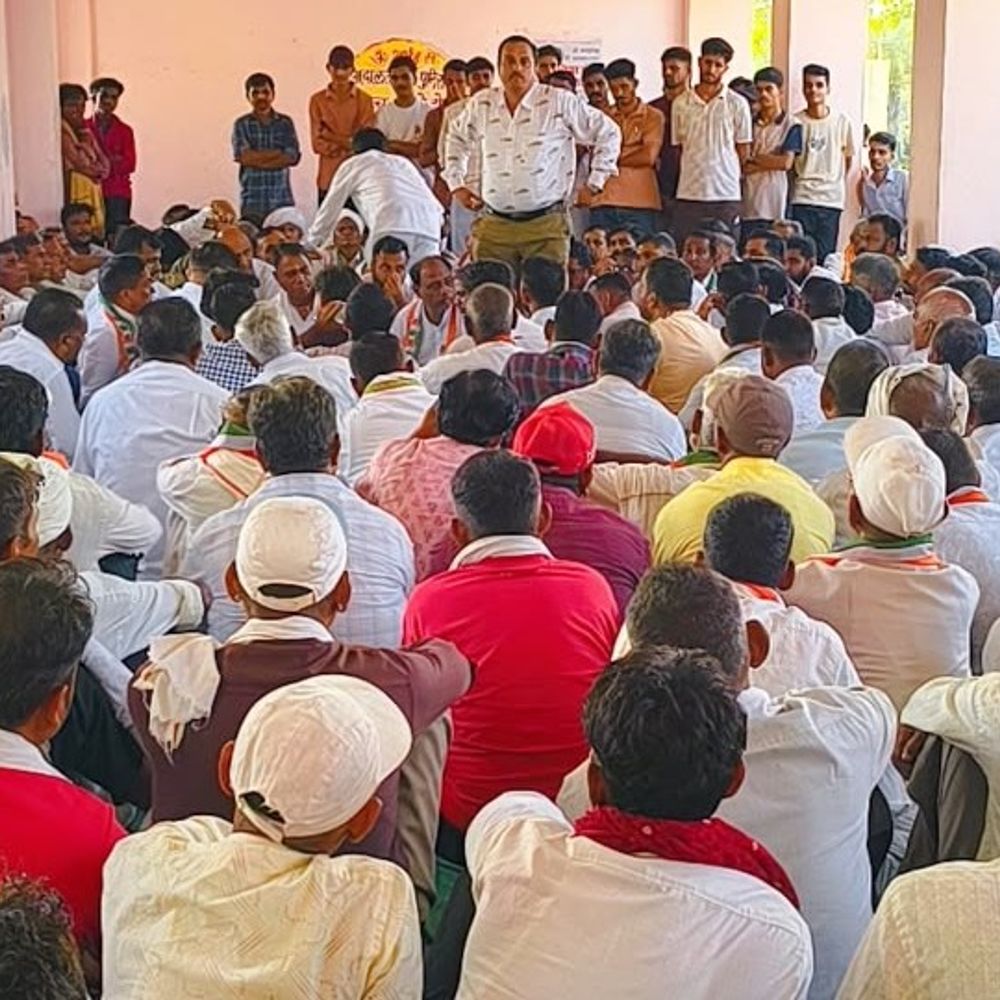 मातासुला में पंचायत चुनाव पर कांग्रेस की जनसभा:जिलाध्यक्ष बोले- भाजपा सरकार में युवा बेरोजगार, किसान परेशान