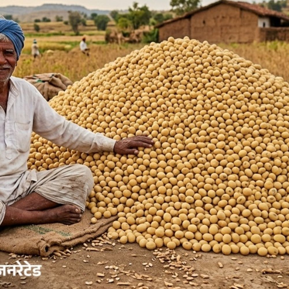 3 अक्टूबर से सोयाबीन के लिए पंजीयन:भावांतर योजना में दूसरे साल भी खरीदी;  खाते में ₹1 भेजकर होगा वेरिफिकेशन