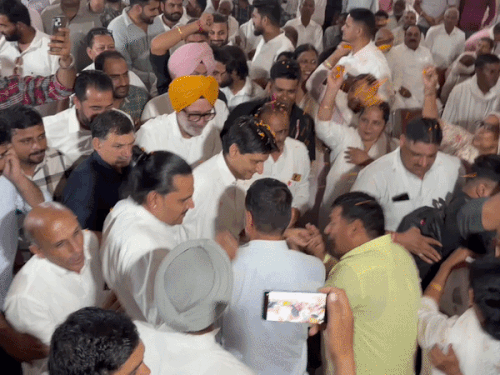 कुरुक्षेत्र में दीपेंद्र हुड्डा ने मांगा CEC का इस्तीफा:दोबारा चुनाव कराने की मांग; सांसद बोले- हरियाणा में वोट नहीं, पूरी सरकार चोरी हुई