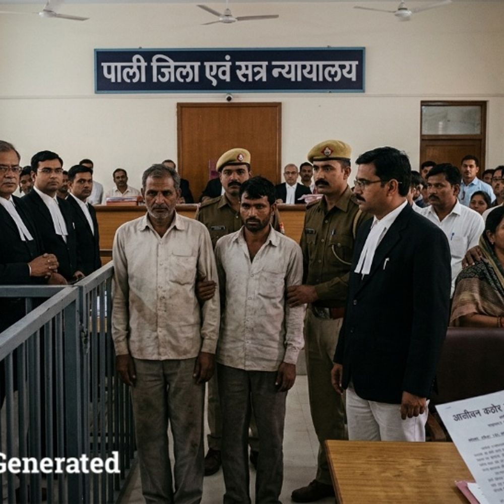 घर में घुसकर हत्या करने वाले पिता-पुत्र को उम्र कैद:सो रहे लोगों पर लाठियों से किया था हमला, 8 साल बाद कोर्ट का फैसला