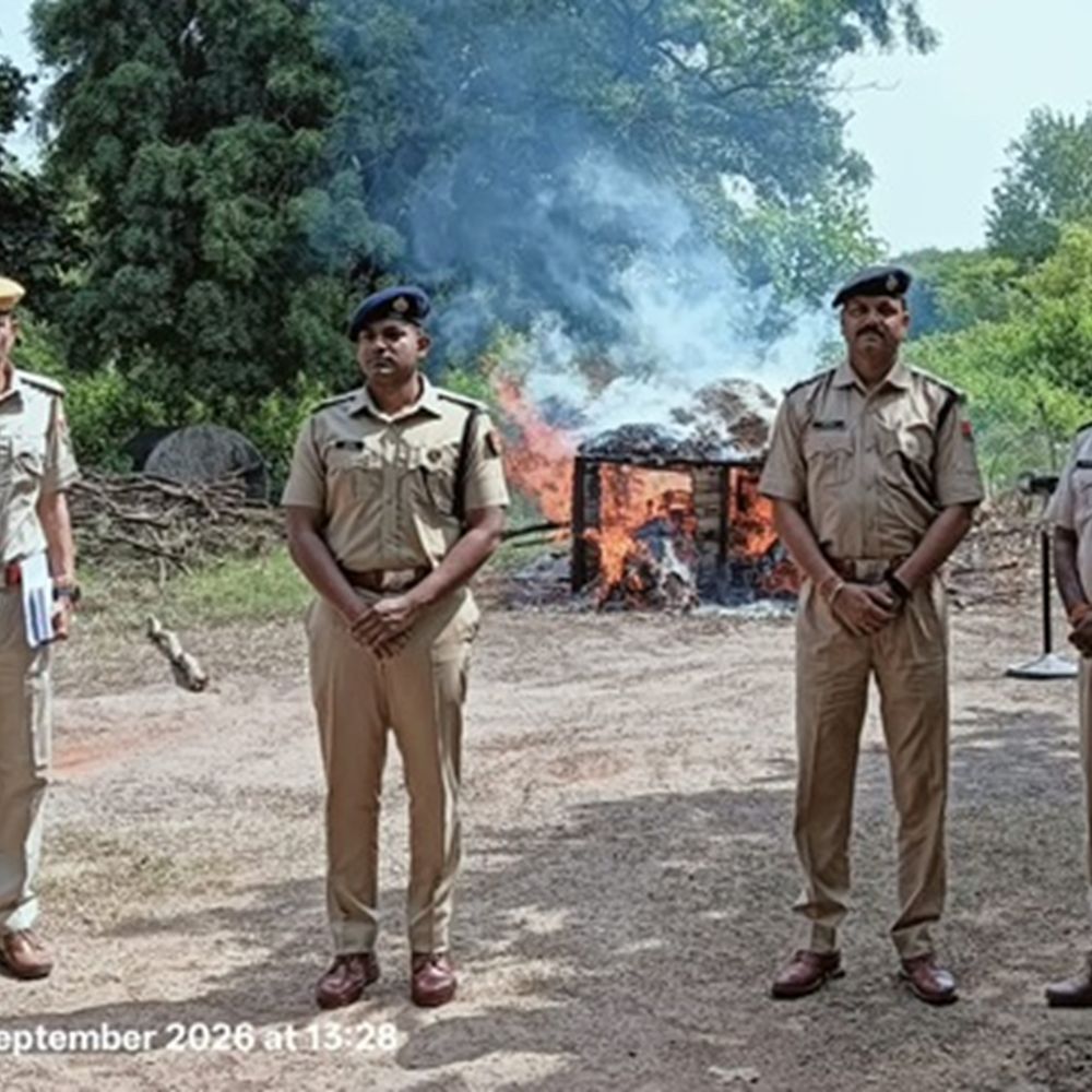 सालभर में 230 कार्रवाइयों में पकड़े थे 7.64 करोड़ के नशीले पदार्थ, नष्ट किए