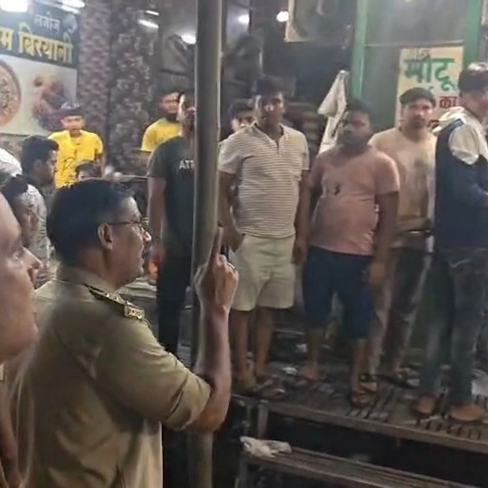 चिकन मार्केट में पुलिस की सख्ती:इंस्पेक्टर ने 11 बजे तक दुकान बंद करने को कहा, ASP बोले- तय समय का आदेश नहीं