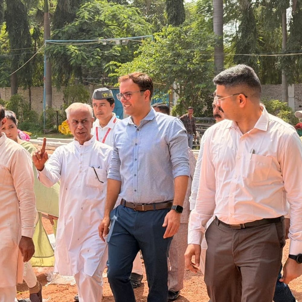 कटनी में माधव दरबार महोत्सव 9-10 अक्टूबर को:व्यवस्थाएं देखने पहुंचे कलेक्टर-एसपी, सुरक्षा-सुविधाओं के पुख्ता इंतजाम के निर्देश