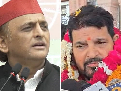बृजभूषण सिंह बोले- मुझे चुनाव नहीं लड़ना:अखिलेश से व्यक्तिगत संबंध, मेरे खिलाफ नहीं बोलते; मैं सपा सांसद रहा हूं