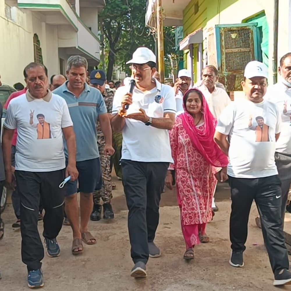 कलेक्टर के निरीक्षण में सड़क पर अतिक्रमण मिला:नगर पालिका ने लगाया 10 हजार का जुर्माना, वार्डवासियों को दी समझाइश