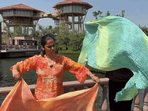 साइना नेहवाल रणथंभौर में बहन के साथ डांस करती दिखीं:रिसोर्ट में की तीरंदाजी; अपने परिवार के साथ छुट्टियां मनाने आई